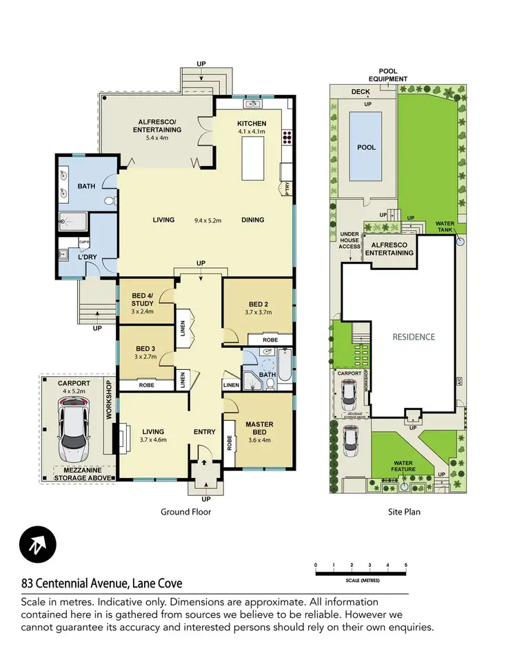Floorplan of Homely house listing, 83 Centennial Avenue, Lane Cove NSW 2066
