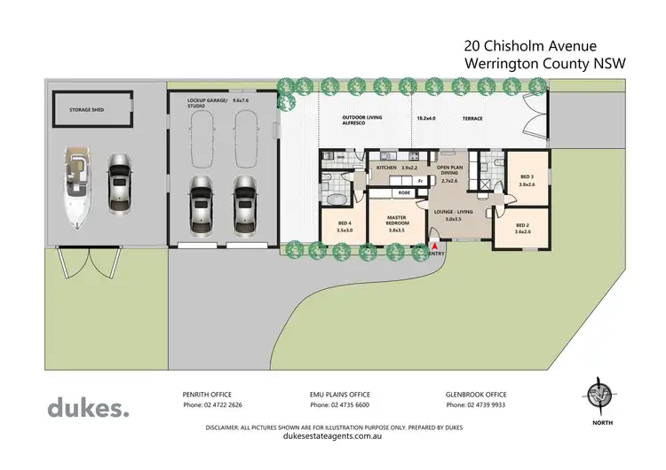 Floorplan of Homely house listing, 20 Chisholm Avenue, Werrington County NSW 2747