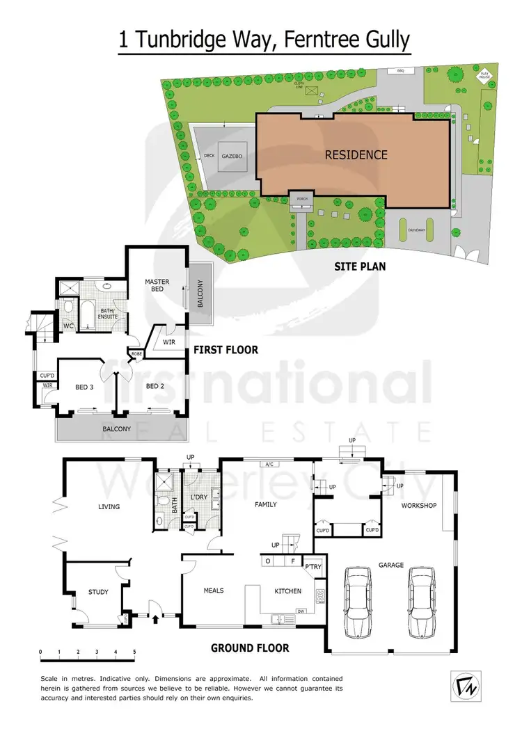 Floorplan of Homely house listing, 1 Tunbridge Way, Ferntree Gully VIC 3156