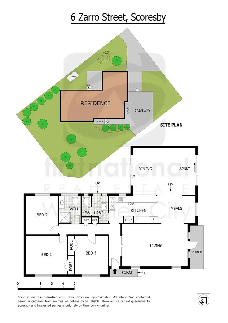 Floorplan of Homely house listing, 6 Zarro Street, Scoresby VIC 3179