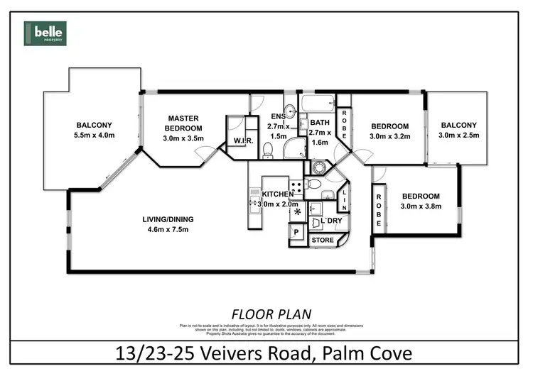 Floorplan of Homely apartment listing, 13/23-25 Veivers Road, Palm Cove QLD 4879