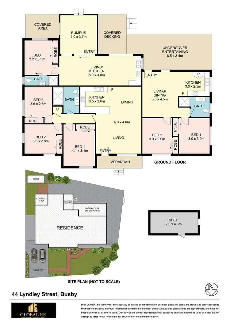 Floorplan of Homely house listing, 44 Lyndley Street, Busby NSW 2168