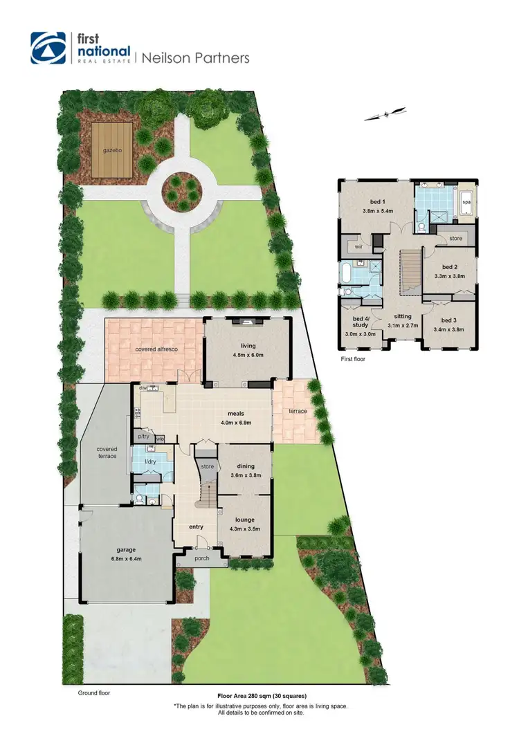 Floorplan of Homely house listing, 4 Lakeview Terrace, Beaconsfield VIC 3807