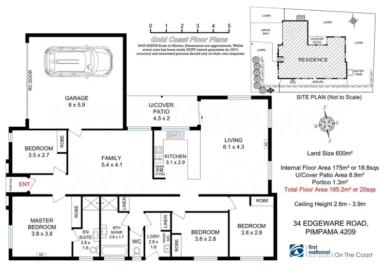 Floorplan of Homely house listing, 34 Edgeware Road, Pimpama QLD 4209
