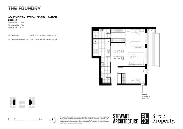 Floorplan of Homely apartment listing, 303/61 Date Street, Adamstown NSW 2289