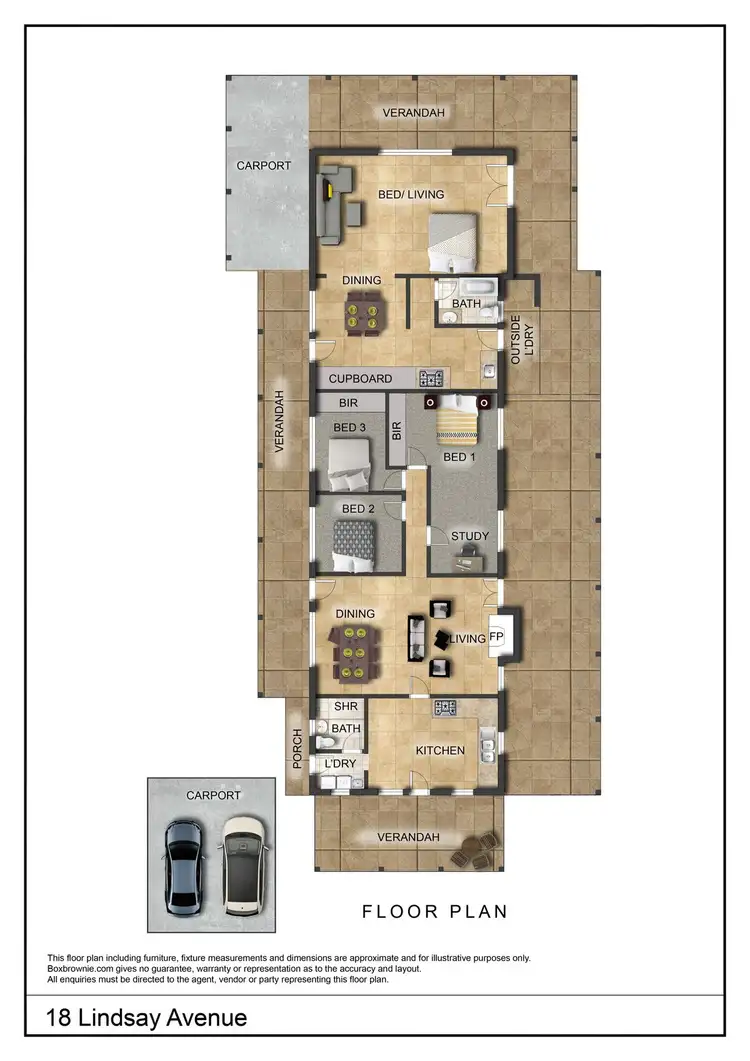 Floorplan of Homely house listing, 18 Lindsay Avenue, East Side NT 870