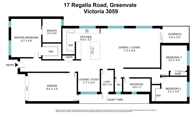 Floorplan of Homely house listing, 17 Regalla Drive, Greenvale VIC 3059