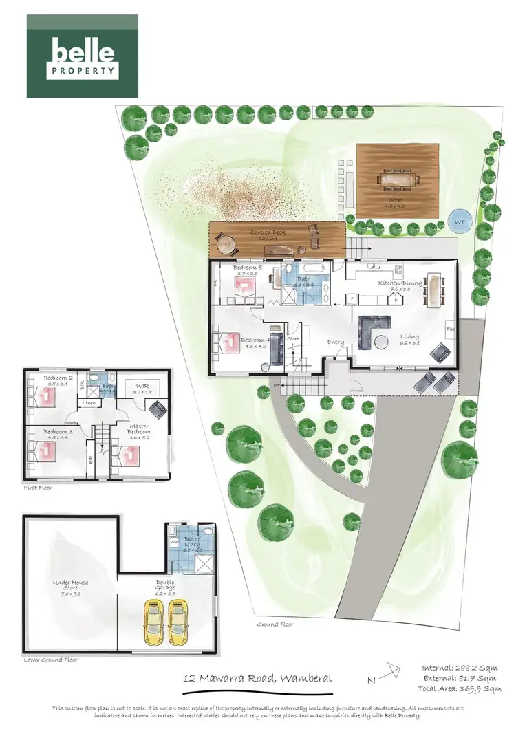 Floorplan of Homely house listing, 12 Mawarra Road, Wamberal NSW 2260