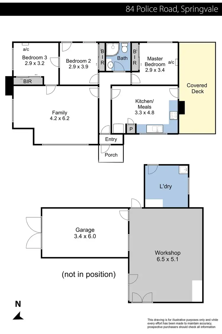 Floorplan of Homely house listing, 84 Police Road, Springvale VIC 3171