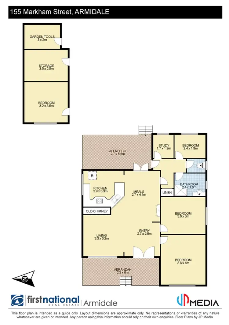 Floorplan of Homely house listing, 155 Markham Street, Armidale NSW 2350