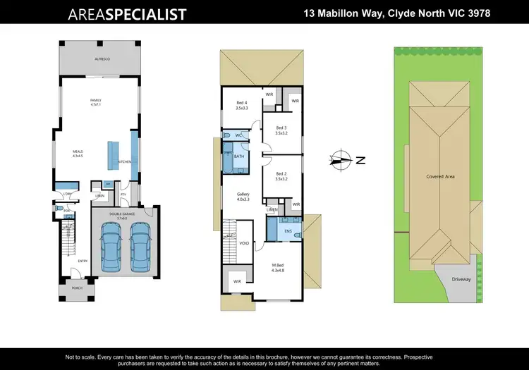 Floorplan of Homely house listing, 13 Mabillon Way, Clyde North VIC 3978
