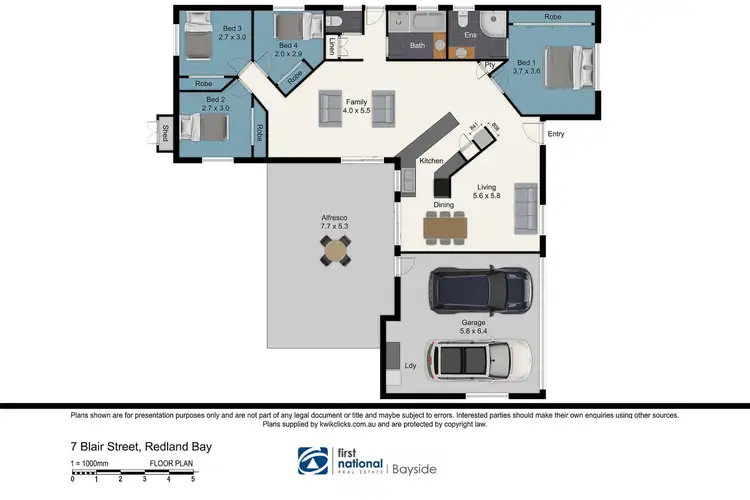Floorplan of Homely house listing, 7 Blair Street, Redland Bay QLD 4165