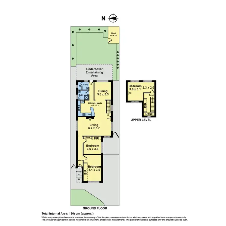 Floorplan of Homely house listing, 40 Hutcheson Street, Moonee Ponds VIC 3039