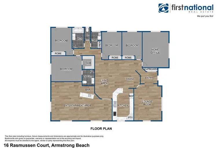 Floorplan of Homely house listing, 16 Rasmussen Court, Armstrong Beach QLD 4737
