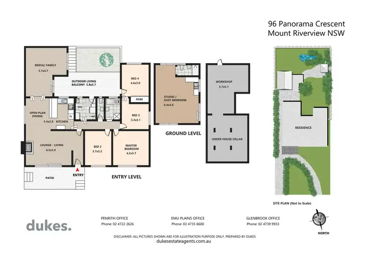 Floorplan of Homely house listing, 96 Panorama Crescent, Mount Riverview NSW 2774