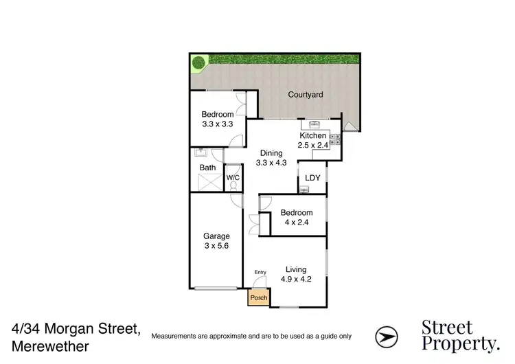 Floorplan of Homely villa listing, 4/34 Morgan Street, Merewether NSW 2291