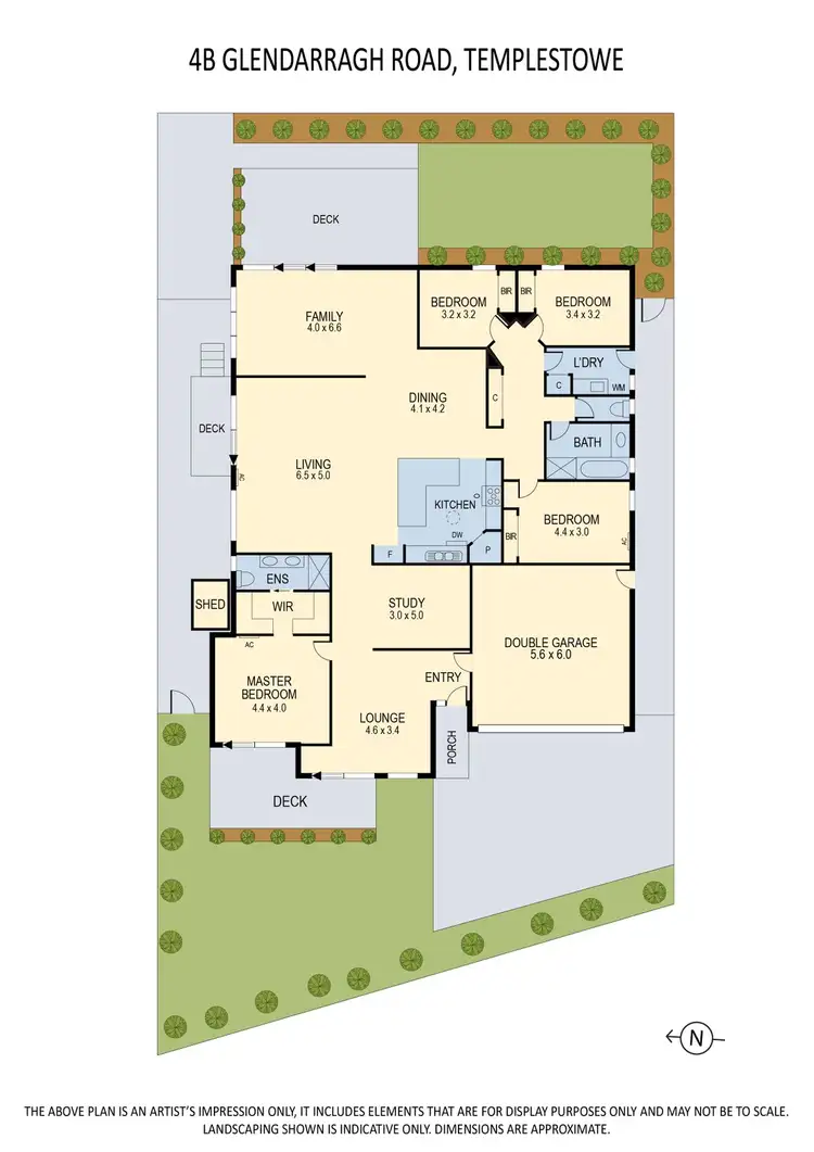 Floorplan of Homely house listing, 4B Glendarragh Road, Templestowe VIC 3106
