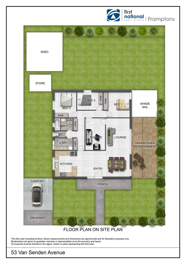 Floorplan of Homely house listing, 53 Van Senden Avenue, Gillen NT 870