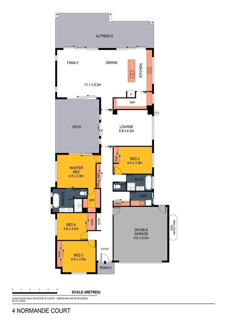 Floorplan of Homely house listing, 4 Normande Court, Ascot VIC 3551