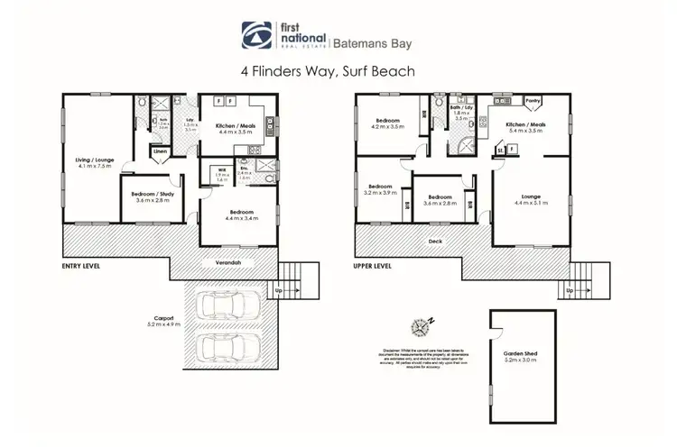 Floorplan of Homely house listing, 4 Flinders Way, Surf Beach NSW 2536