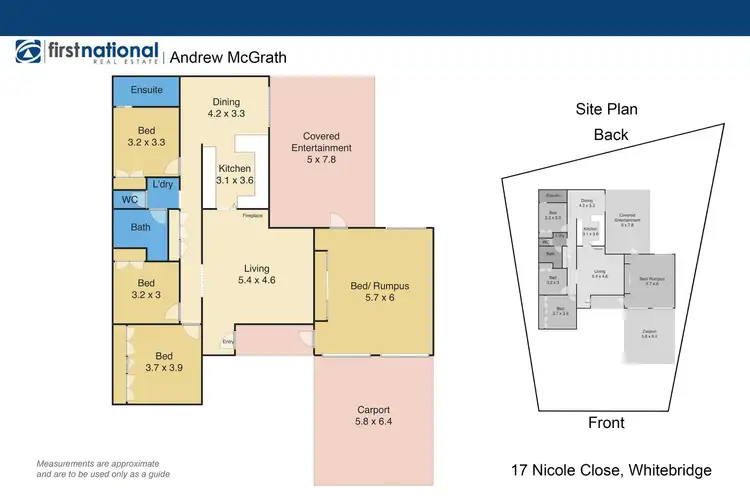 Floorplan of Homely house listing, 17 Nicole Close, Whitebridge NSW 2290