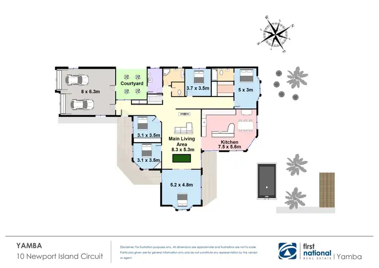 Floorplan of Homely house listing, 10 Newport Island Circuit, Yamba NSW 2464