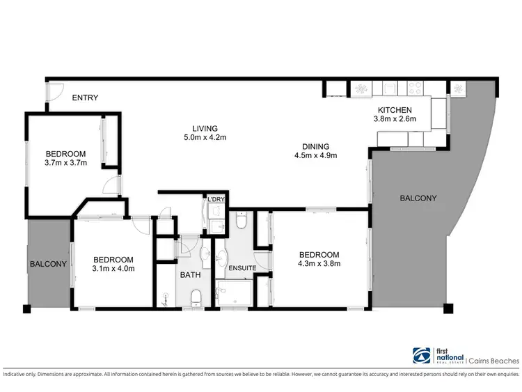 Floorplan of Homely unit listing, 27/72-76 Trinity Beach Road, Trinity Beach QLD 4879