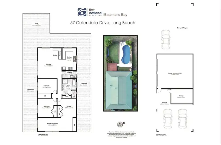 Floorplan of Homely house listing, 57 Cullendulla Drive, Long Beach NSW 2536