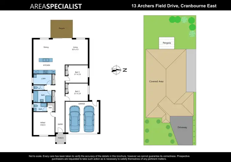 Floorplan of Homely house listing, 13 Archers Field Drive, Cranbourne East VIC 3977