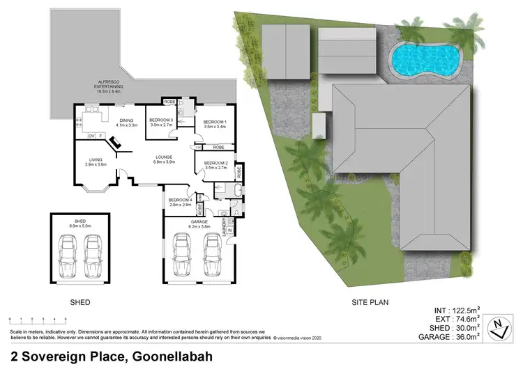 Floorplan of Homely house listing, 2 Sovereign Place, Goonellabah NSW 2480