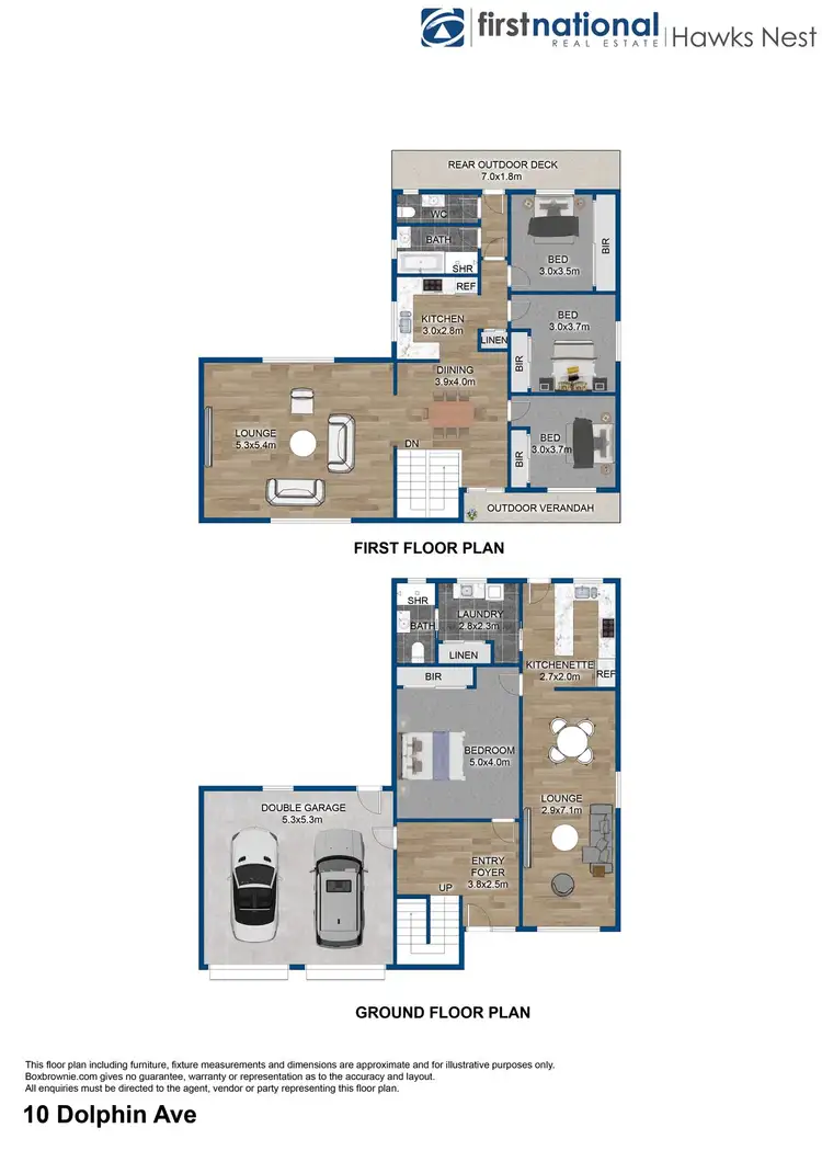 Floorplan of Homely house listing, 10 Dolphin Avenue, Hawks Nest NSW 2324