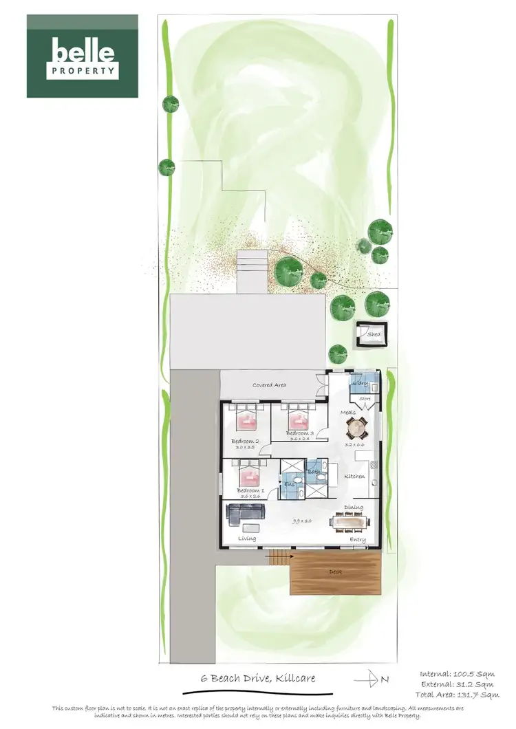 Floorplan of Homely house listing, 6 Beach Drive, Killcare NSW 2257