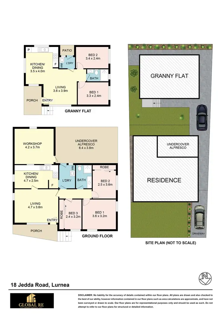 Floorplan of Homely house listing, 18 Jedda Road, Lurnea NSW 2170