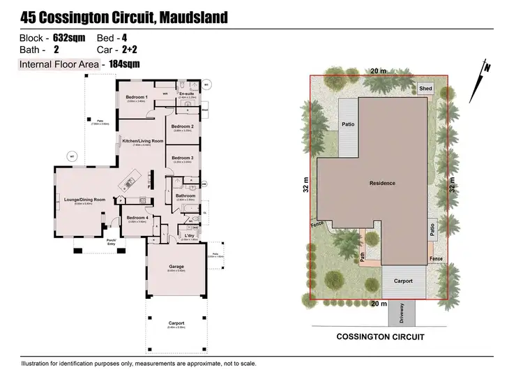 Floorplan of Homely house listing, 45 Cossington Circuit, Maudsland QLD 4210