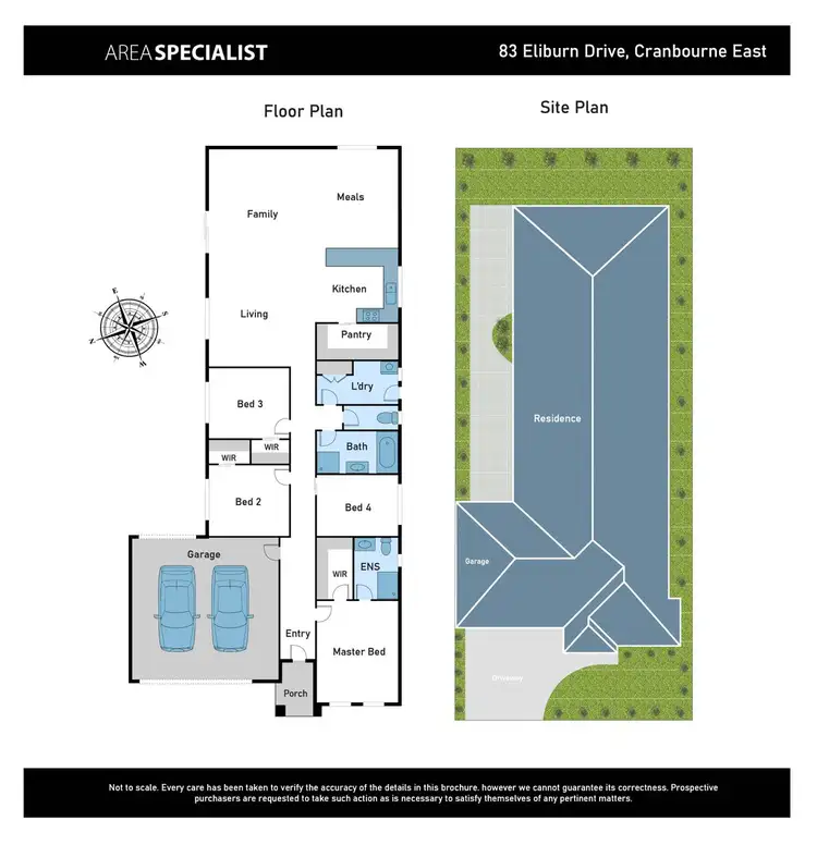 Floorplan of Homely house listing, 83 Eliburn Drive, Cranbourne East VIC 3977