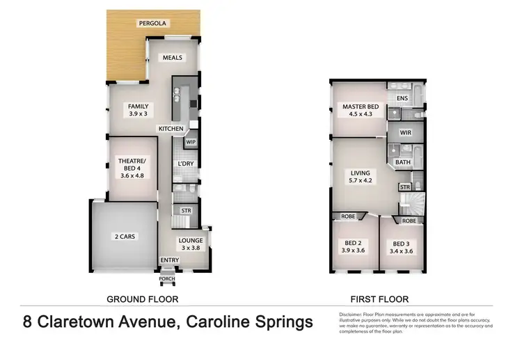 Floorplan of Homely house listing, 8 Claretown Avenue, Caroline Springs VIC 3023