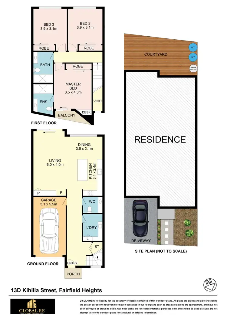 Floorplan of Homely terrace listing, 13C Kihilla St, Fairfield Heights NSW 2165