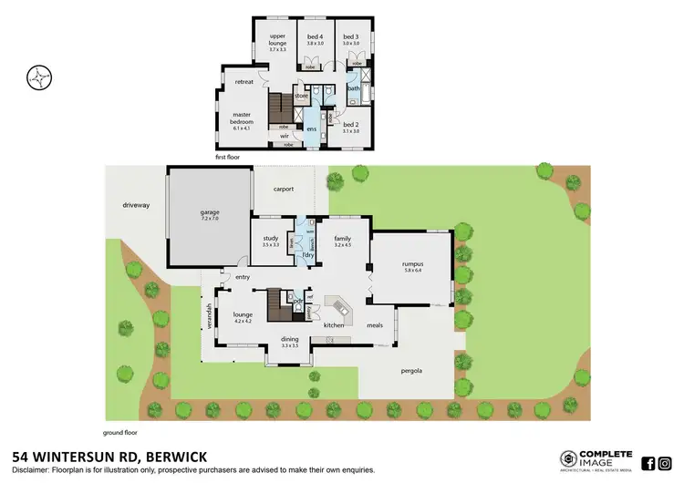 Floorplan of Homely house listing, 54 Wintersun Road, Berwick VIC 3806