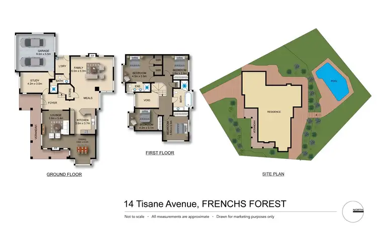 Floorplan of Homely house listing, 14 Tisane Avenue, Frenchs Forest NSW 2086