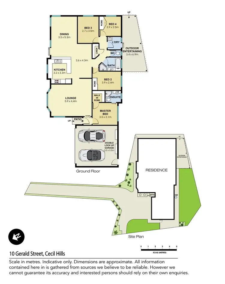 Floorplan of Homely house listing, 10 Gerald Street, Cecil Hills NSW 2171
