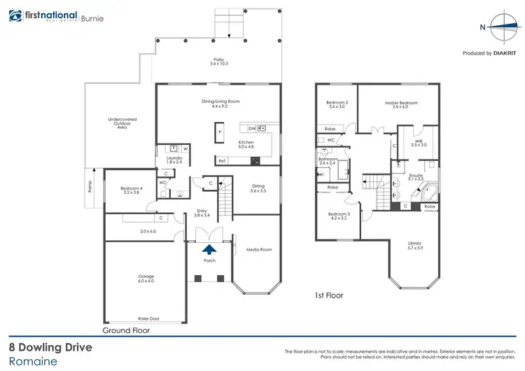 Floorplan of Homely house listing, 8 Dowling Drive, Romaine TAS 7320
