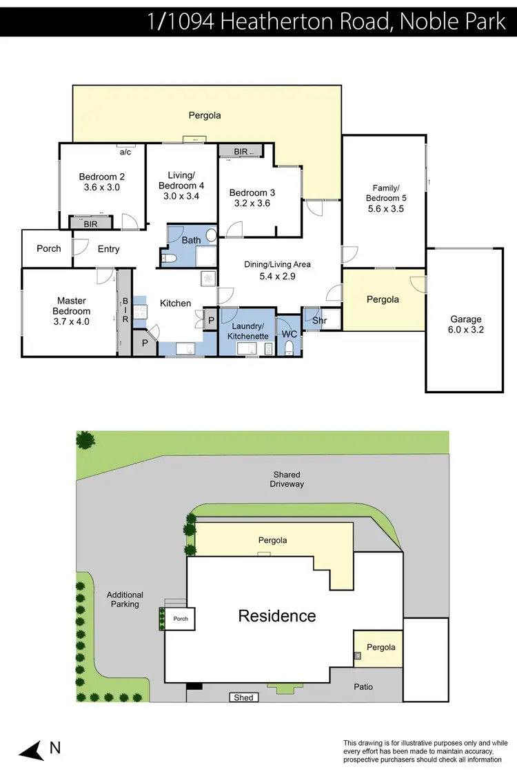 Floorplan of Homely unit listing, 1/1094 Heatherton Road, Noble Park VIC 3174