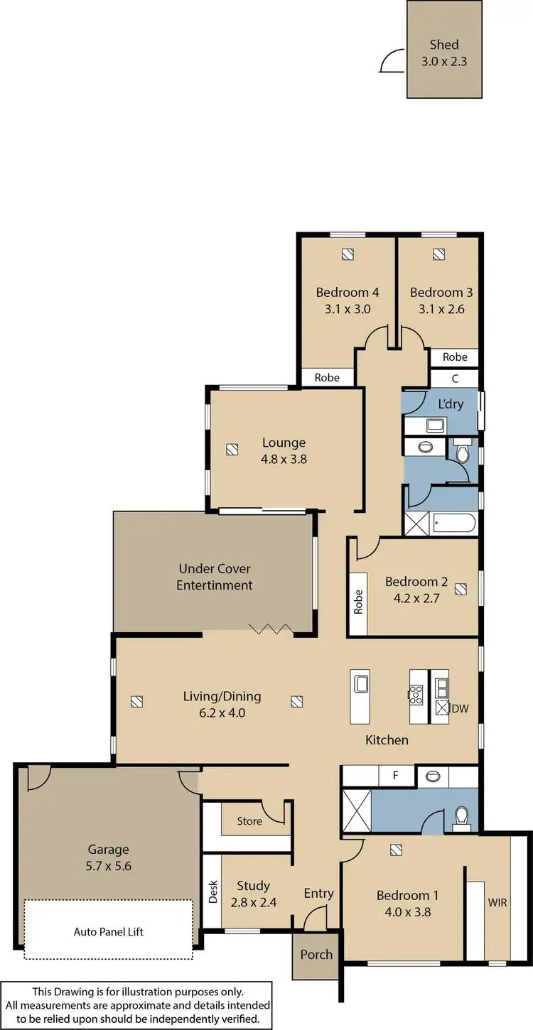 Floorplan of Homely house listing, 95 Hanson Street, Freeling SA 5372