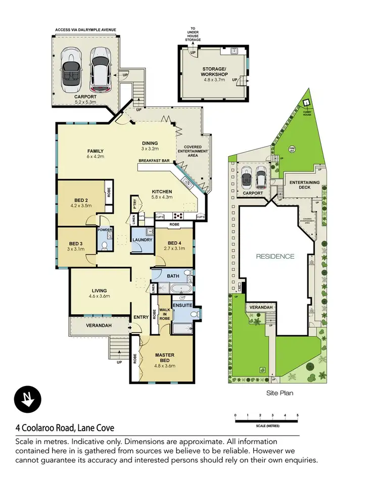 Floorplan of Homely house listing, 4 Coolaroo Road, Lane Cove NSW 2066