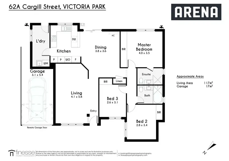 Floorplan of Homely house listing, 62A Cargill Street, Victoria Park WA 6100