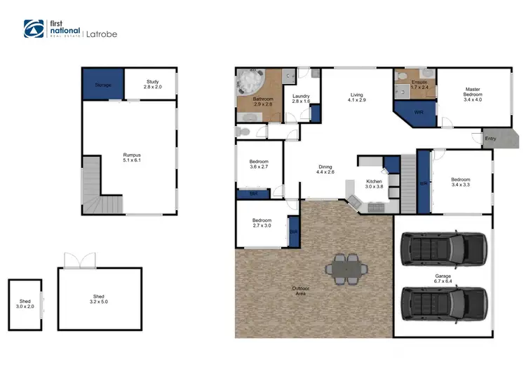 Floorplan of Homely house listing, 15 Kingsburgh Court, Traralgon VIC 3844