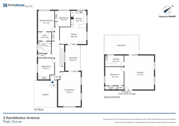 Floorplan of Homely house listing, 3 Hambledon Avenue, Park Grove TAS 7320