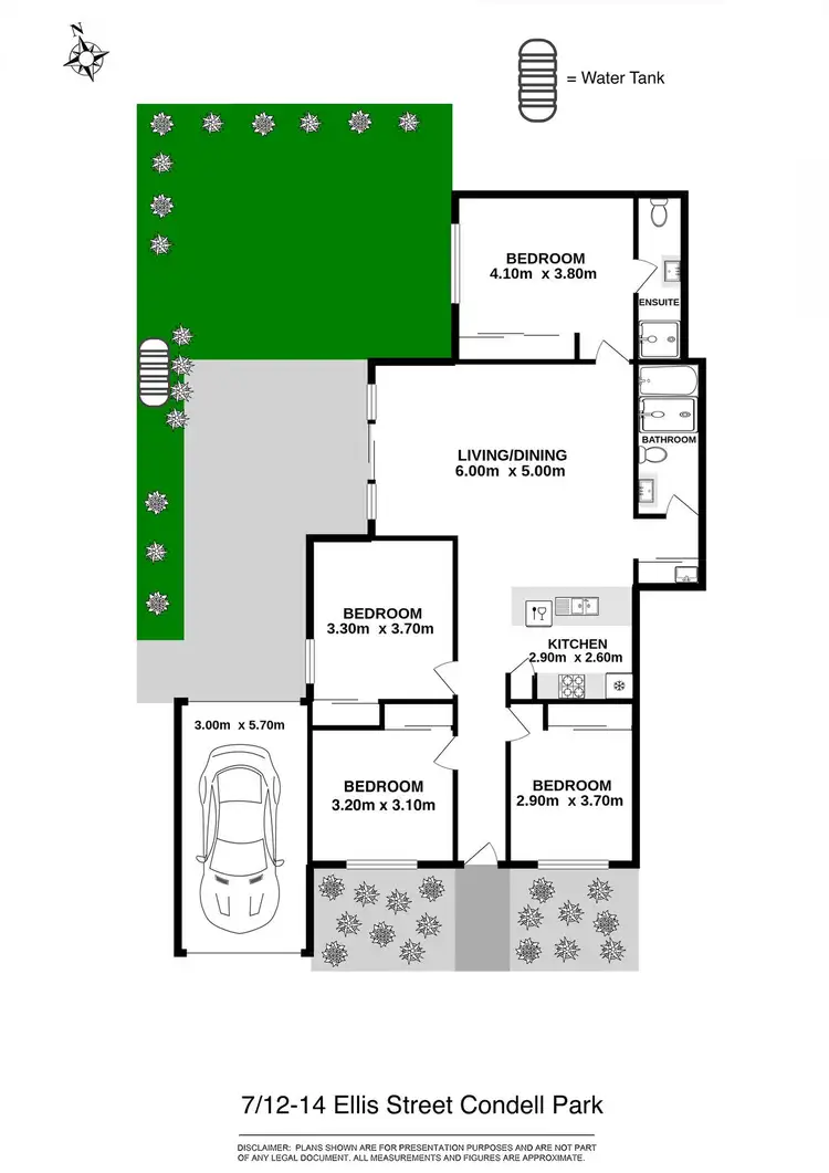 Floorplan of Homely villa listing, 7/12-14 Ellis Street, Condell Park NSW 2200