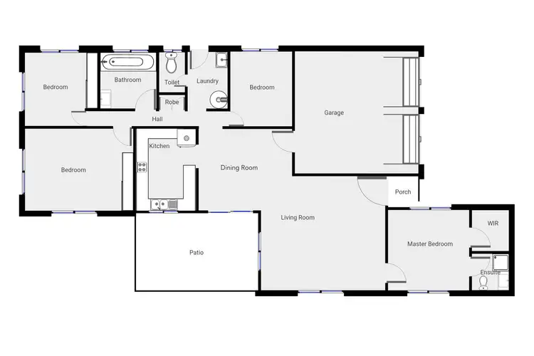 Floorplan of Homely house listing, 4 Kestrel Street, Bayview Heights QLD 4868