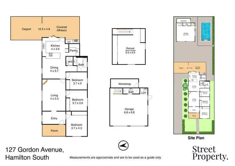 Floorplan of Homely house listing, 127 Gordon Avenue, Hamilton South NSW 2303